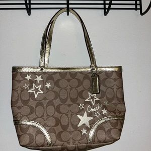 Mini coach tote bag
